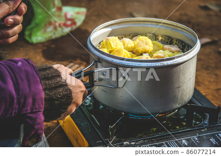 Rural way cooking. CULTURAL and EXOTIC FOODS Concept. Rural way cooking. CULTURAL and EXOTIC FOODS Concept. 86077214