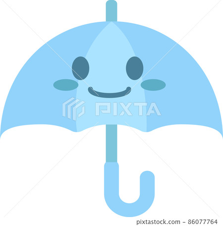 Cute illustration of umbrella character Cute illustration of umbrella character 86077764