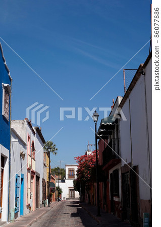 Cityscape of Queretaro, Mexico 86077886