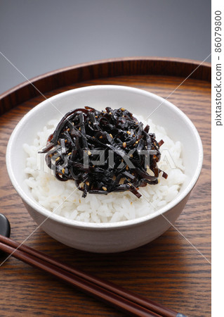 Tsukudani of kelp and rice Tsukudani of kelp and rice 86079800