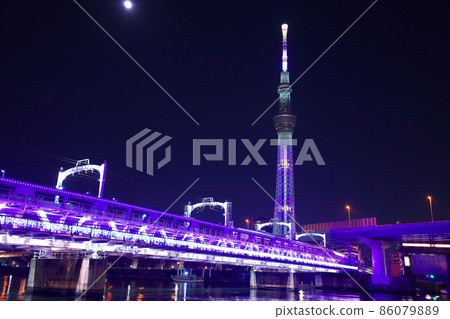 Tokyo Sky Tree & Kimetsu no Yaiba 合作 / Special Light Up-梅田天元- Tokyo Sky Tree & Kimetsu no Yaiba 合作 / Special Light Up-梅田天元- 86079889