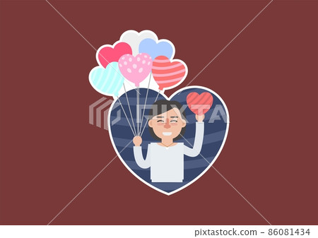 Valentine's day gift illustration for various graphic design and advertising applications Valentine's day gift illustration for various graphic design and advertising applications 86081434