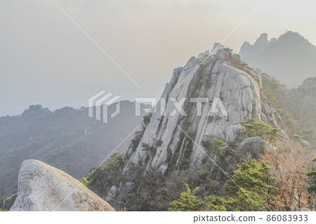 Dobongsan Mountain View from Podae Ridge 86083933