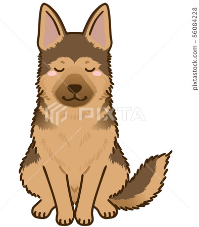 Bowing German Shepherd Bowing German Shepherd 86084228