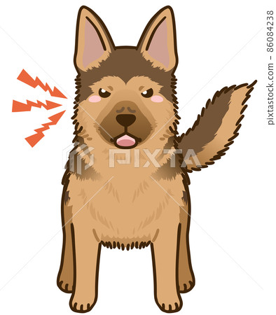 Menacing German Shepherd Menacing German Shepherd 86084238