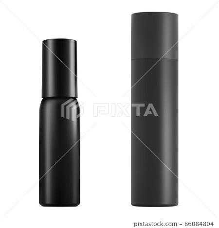 Aerosol spray bottle. Deodorant tin mockup blank Aerosol spray bottle. Deodorant tin mockup blank 86084804