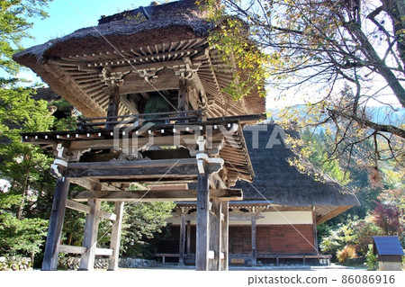Shirakawago在秋天 Shirakawago在秋天 86086916