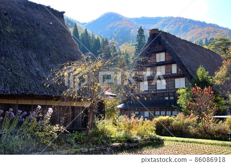 Shirakawago在秋天 Shirakawago在秋天 86086918