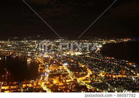 Night view seen from Mt. Hakodate Night view seen from Mt. Hakodate 86087782