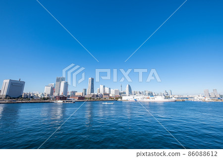 Minato Mirai 21 in Yokohama City, Kanagawa Prefecture Minato Mirai 21 in Yokohama City, Kanagawa Prefecture 86088612