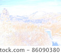 Fukushima Prefecture Winter Tadami Line scenery 86090380