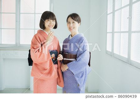 江戶小紋的父母子女和服 江戶小紋的父母子女和服 86090439