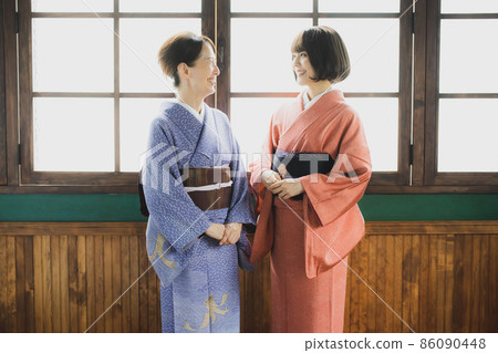 Edo Komon's parent and child kimono 86090448