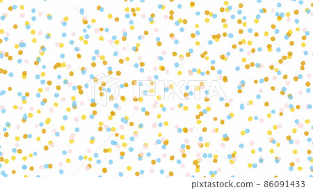 Colorful polka dot background. vector illustration. 86091433
