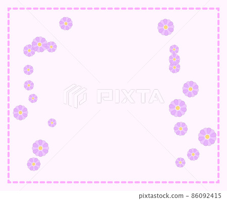 Abstract flowers background with place for your text. 86092415