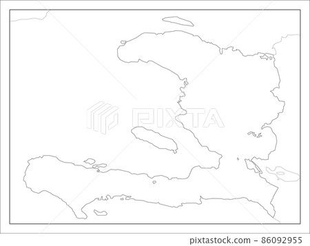 這是一張海地的地圖。 86092955