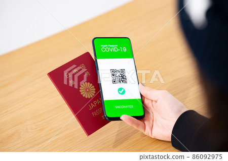 Vaccine passport travel Vaccine passport travel 86092975