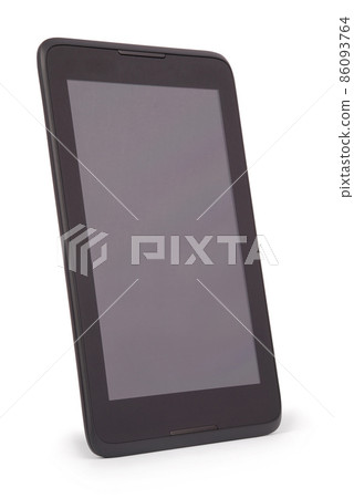Black tablet PC isolated on white background (Clipping path) Black tablet PC isolated on white background (Clipping path) 86093764