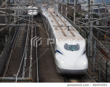 Shinkansen N700S J9 formation at Honmachi overpass 86093891