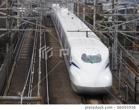 Shinkansen N700S J23 formation at Honmachi overpass 86093936