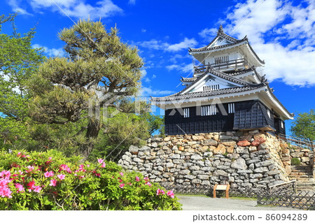 [Shizuoka] Hamamatsu Castle with fresh greenery 86094289