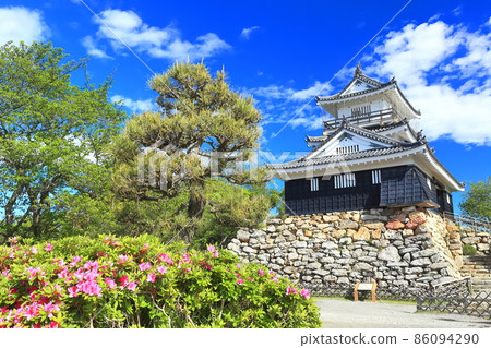 [Shizuoka] Hamamatsu Castle with fresh greenery 86094290