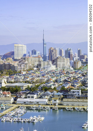 Beautiful cityscape of Fukuoka Beautiful cityscape of Fukuoka 86094502