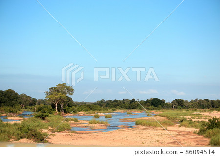 River in the savanna 86094514