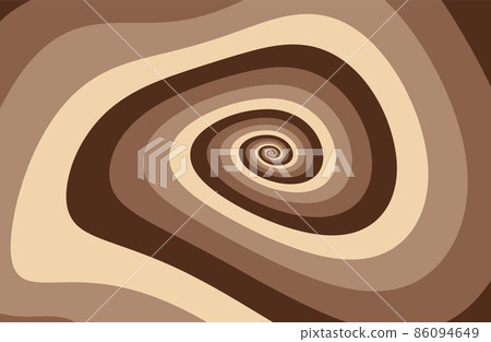 Artistic spiral shape. Vector drawing Artistic spiral shape. Vector drawing 86094649