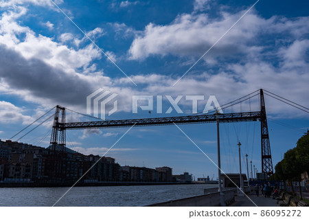 Vizcaya Bridge Bilbao Spain Vizcaya Bridge Bilbao Spain 86095272