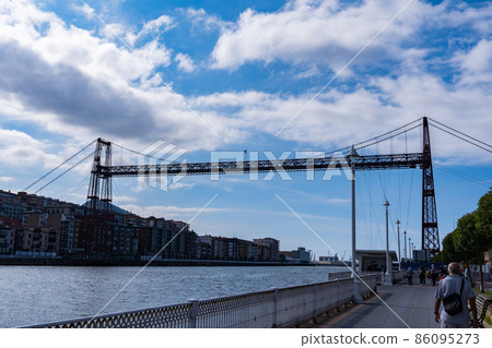 Vizcaya Bridge Bilbao Spain Vizcaya Bridge Bilbao Spain 86095273