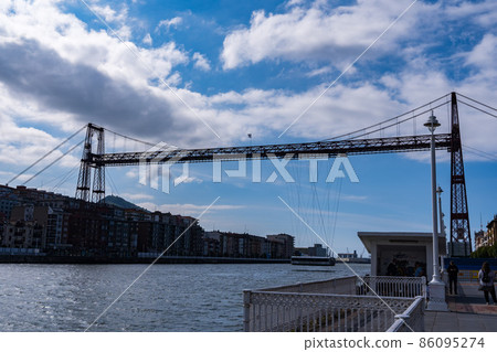 Vizcaya Bridge Bilbao Spain Vizcaya Bridge Bilbao Spain 86095274