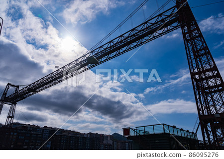 Vizcaya Bridge Bilbao Spain Vizcaya Bridge Bilbao Spain 86095276