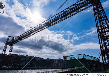 Vizcaya Bridge Bilbao Spain Vizcaya Bridge Bilbao Spain 86095277