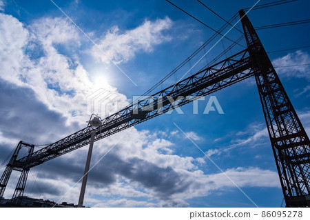 Vizcaya Bridge Bilbao Spain Vizcaya Bridge Bilbao Spain 86095278