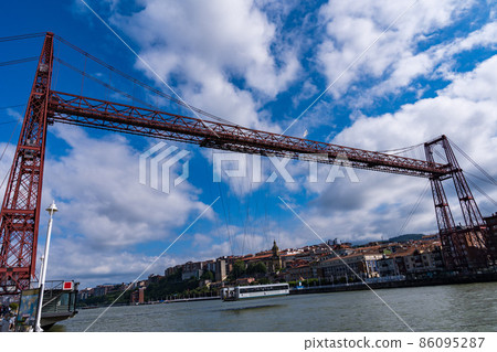 Vizcaya Bridge Bilbao Spain Vizcaya Bridge Bilbao Spain 86095287