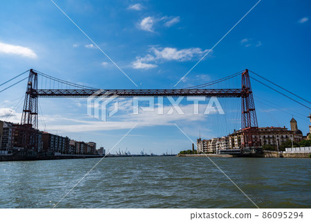 Vizcaya Bridge Bilbao Spain Vizcaya Bridge Bilbao Spain 86095294