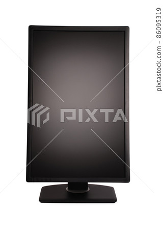 Black PC monitor (Clipping path) Black PC monitor (Clipping path) 86095319