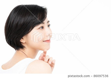 年輕女性的美麗形象 86097536