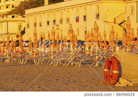 Beach in Rodi Garganico, Apulia, Italy 86098028