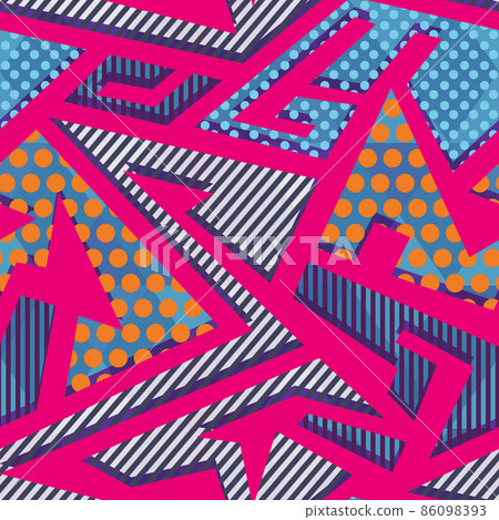 Abstract cloth geometric pattern Abstract cloth geometric pattern 86098393