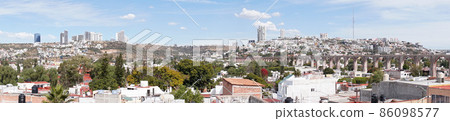 Queretaro, Mexico Aqueduct and cityscape Queretaro, Mexico Aqueduct and cityscape 86098577