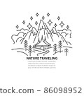 Nature line template 86098952