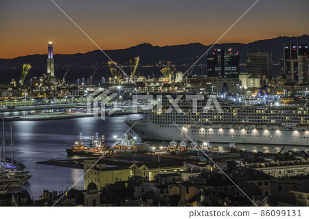 Genoa view of the Porto Antico Genoa view of the Porto Antico 86099131