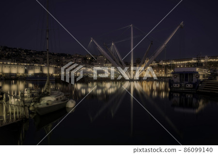 Genoa view of the Porto Antico 86099140