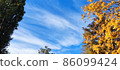 The last warm days. Autumn sky High quality 86099424