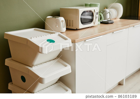 Home Recycling Bins in Kitchen Home Recycling Bins in Kitchen 86103189