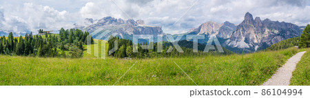 Pralongia Plateau in the Dolomites Pralongia Plateau in the Dolomites 86104994