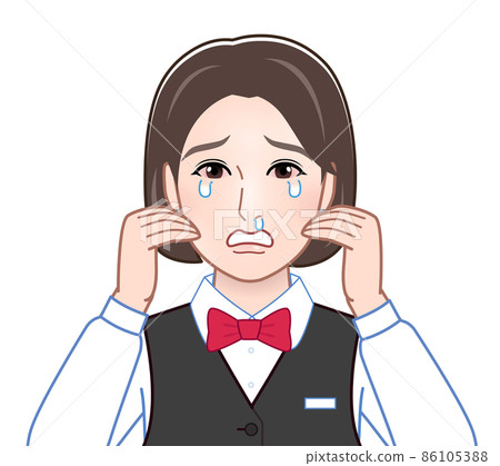 Female with red eyes 86105388