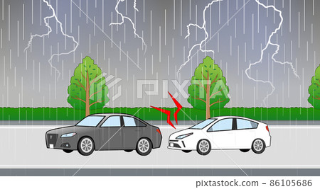 Cars suffering from road rage 86105686